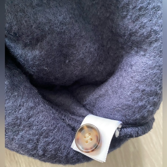 MARINE LAYER Eden Sherpa Overshirt in Navy Women’s Size Small - Picture 7 of 11